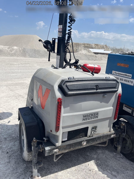 2018 Wacker Neuson LTV6L-MH Wacker Neuson LTV6L Mobile Light Tower w/Fuel Level Sensor Installed