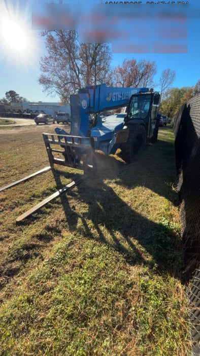 2019 Genie GTH-1056 Cab/Heat/AC, Solid RT Tires, LED Work Lights, Beacon 60" QA Carriage, 60" Forks