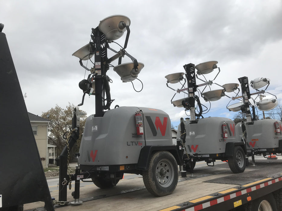 2019 Wacker Neuson LTV6L-MH Mobile Light Tower w/Fuel Level Sensor Installed