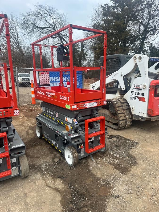 2024 Skyjack SJ3219 Electric Drive, Sld NM Tires, DBcns, RFRails, Power to Platform, T3 + Access Control