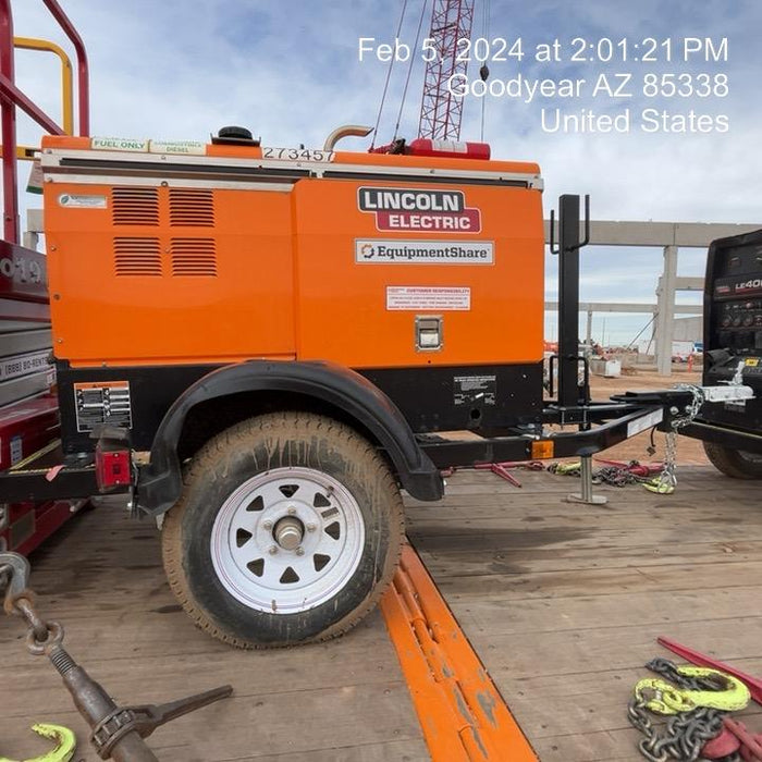 2022 Lincoln Electric LE400 Kubota V1505, Trlr, Cable Rack, Light Kit, ES Decals, T3