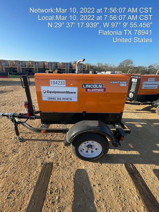 2021 Lincoln Electric Vantage 322 VANTAGE 322 READY-PAK 3