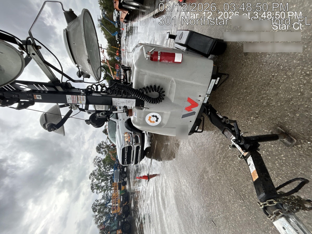 2018 Wacker Neuson LTV6K-MH Wacker Neuson LTV6K Mobile Light Tower w/Fuel Level Sensor Installed