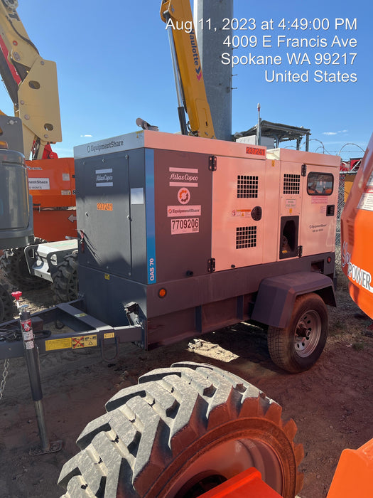 2022 ATLAS COPCO QAS 70