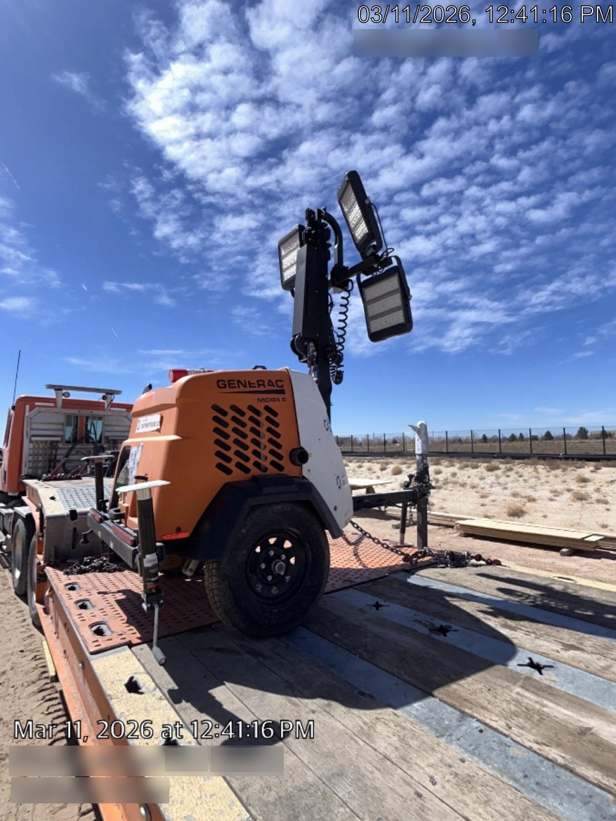 2023 Generac MLT2 Diesel, Flex Switch 120V Input, Powerzone Controller, (4) 320W LED Lights, 4kW Generator, 39.9 Gal Fuel Tank, 2" Ball, T3