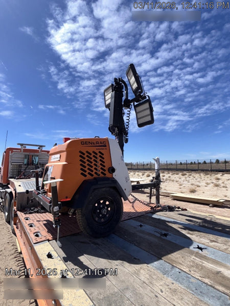 2023 Generac MLT2 Diesel, Flex Switch 120V Input, Powerzone Controller, (4) 320W LED Lights, 4kW Generator, 39.9 Gal Fuel Tank, 2" Ball, T3