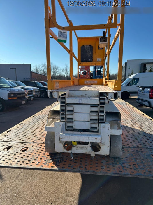 Custom Equipment HB-1430 Hy-Brid Scissor Lift
Platform capacity up to 670 lbs
Working height up to 20 ft
Weighs under 1,700 lbs
Non-marking wheels