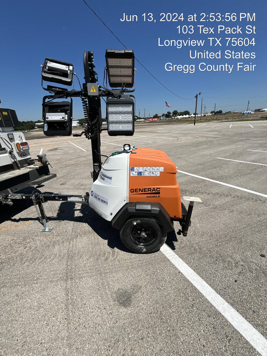 2023 Generac MLT2 Diesel, Flex Switch 120V Input, Powerzone Controller, 
(4) 320W LED Lights, 4kW Generator, 39.9 Gal Fuel Tank, 2" Ball, T3