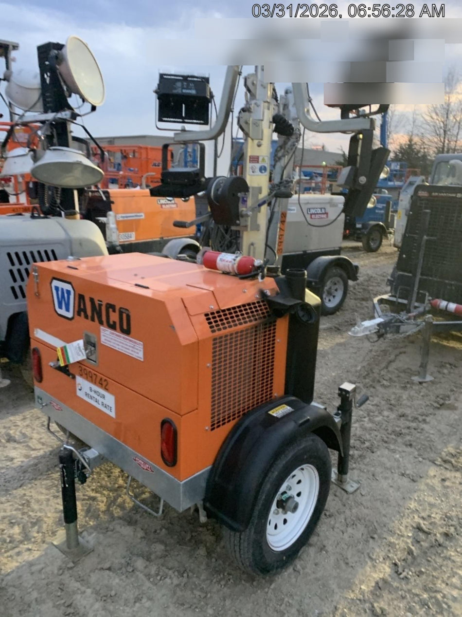 2024 Wanco WLTT-4MM4K Diesel, Deep Sea Controller, Shore Power Plug, Auto Start, (4) 350W LED Floodlights, 4kW Generator, 60 Gal Fuel Tank, 2" Ball, T3