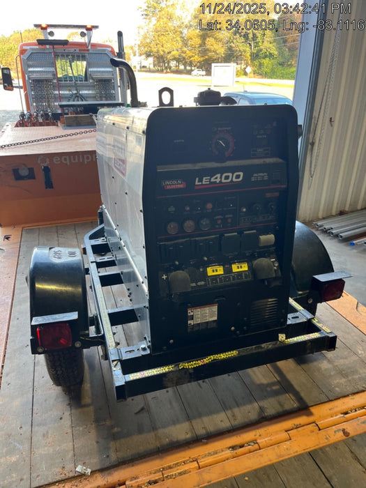 2024 Lincoln Electric LE400 Kubota V1505, Trlr, Cable Rack, Light Kit, ES Decals, T3
