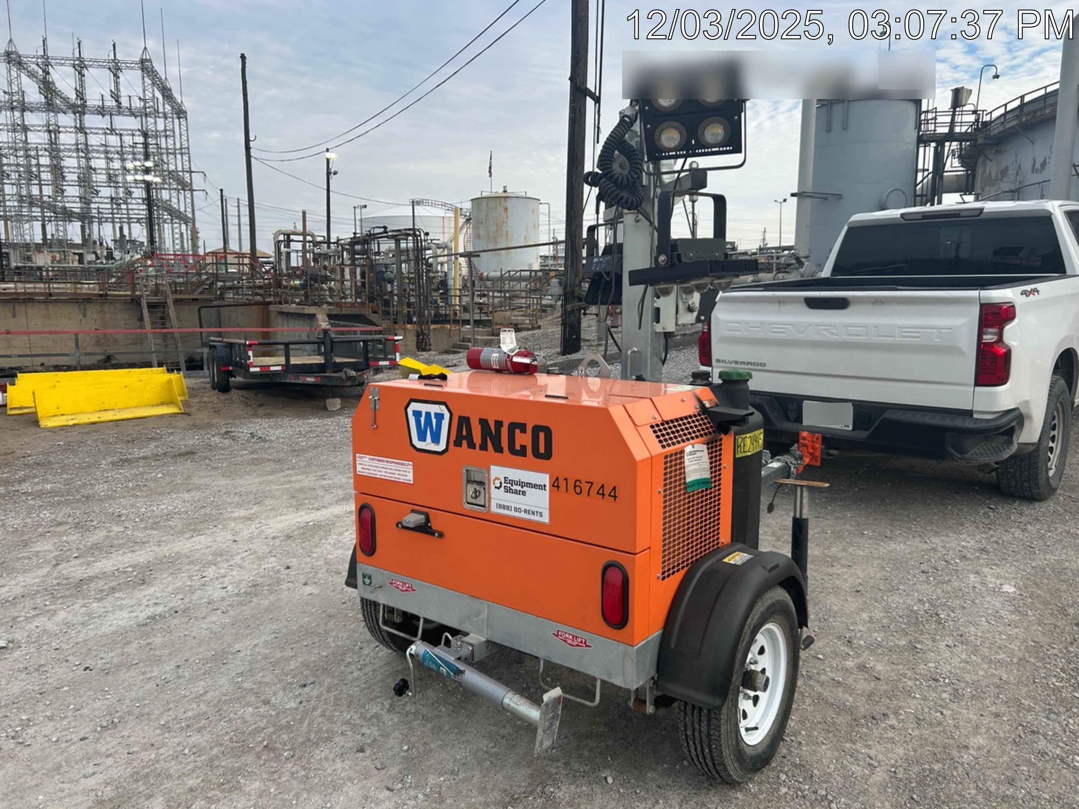 2024 Wanco WLTT-4MM4K Diesel, Deep Sea Controller, Shore Power Plug, Auto Start, (4) 350W LED Floodlights, 4kW Generator, 60 Gal Fuel Tank, 2" Ball, T3