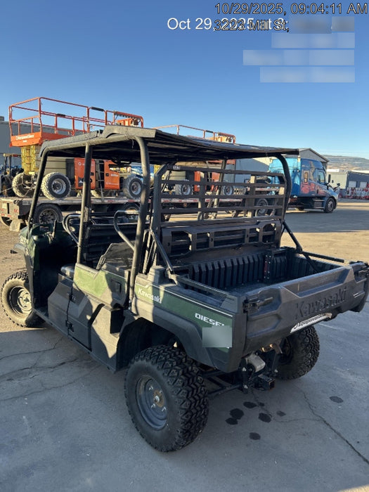 Kawasaki Mule PRO-DXT Kawasaki Mule 4x4 Diesel UTV w/Hard Top, Windshield, Beacon, Backup Alarm, ES Keypad/Hardware Installed
