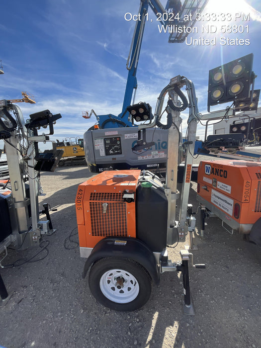 2024 Wanco WLTT-4MM4K Diesel, Deep Sea Controller, Shore Power Plug, Auto Start, (4) 350W LED Floodlights, 4kW Generator, 60 Gal Fuel Tank, 2" Ball, T3