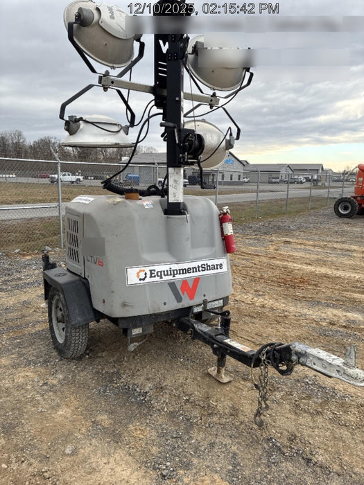 2019 Wacker Neuson LTV6L-MH Mobile Light Tower w/Fuel Level Sensor Installed