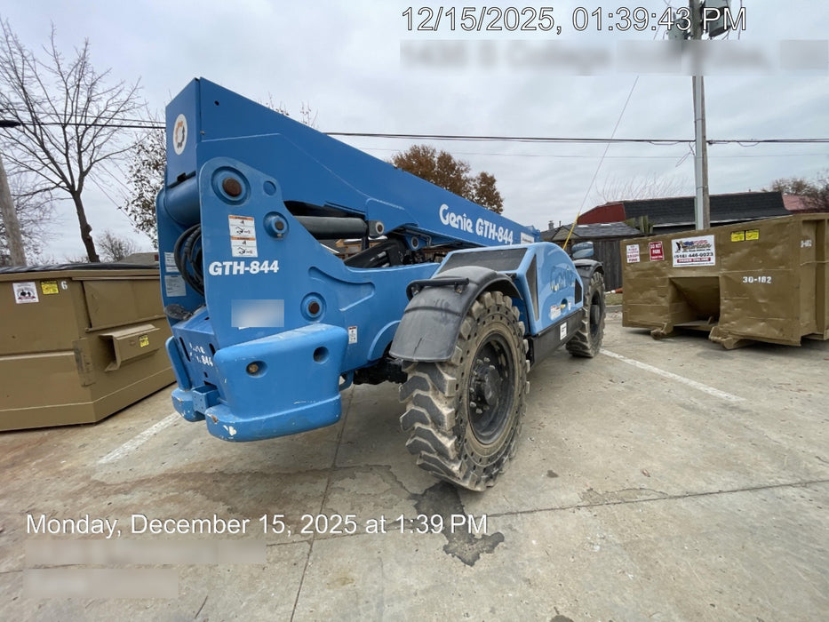 2018 Genie GTH-844 Genie GTH-844 w/Open ROPS, Solid Tires, beacon/work lights, 60" carriage/forks