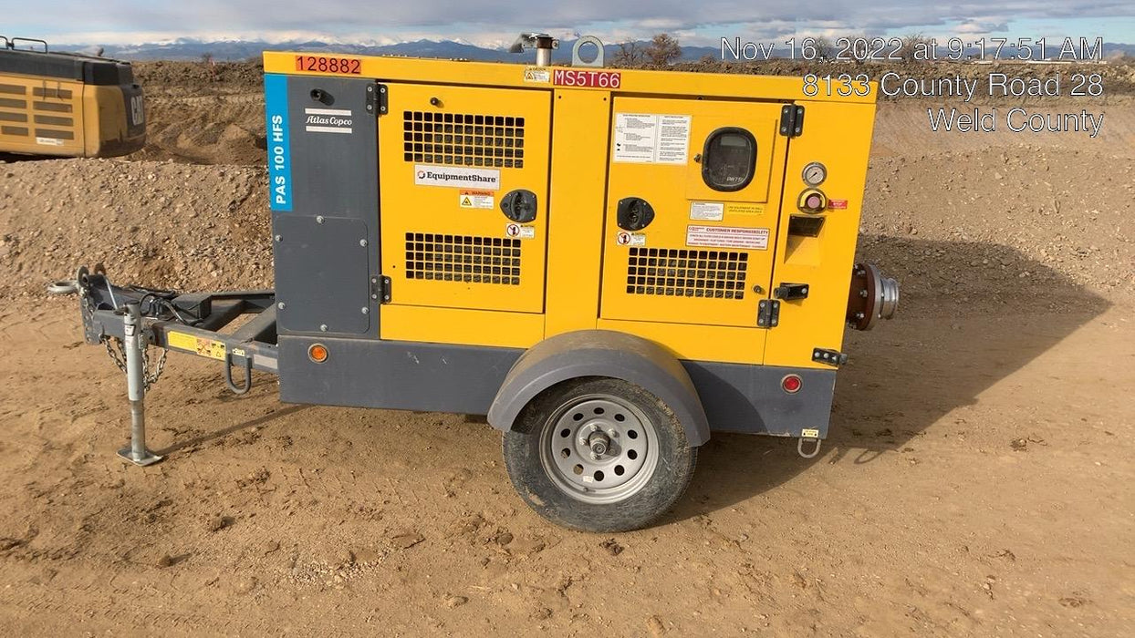 2020 ATLAS COPCO PAS 100 HF CS Enclosed