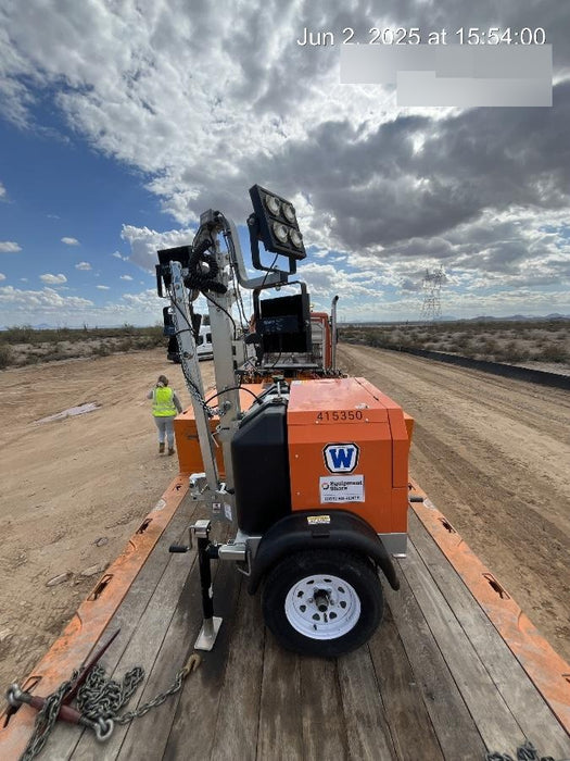 2024 Wanco WLTT-4MM4K Diesel, Deep Sea Controller, Shore Power Plug, Auto Start, (4) 350W LED Floodlights, 4kW Generator, 60 Gal Fuel Tank, 2" Ball, T3