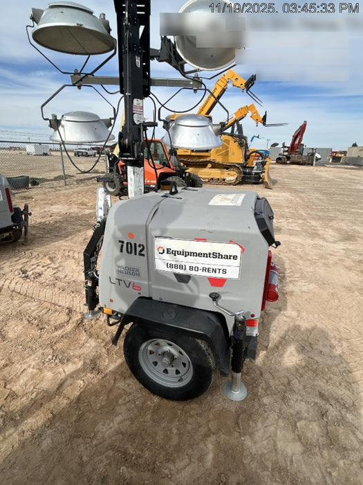 Wacker Neuson LTV6K-MH Wacker Neuson LTV6K Light Tower w/Kubota Engine