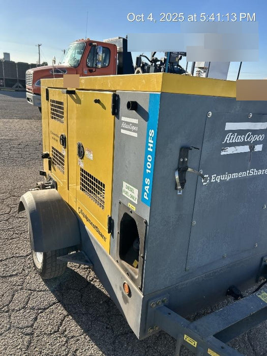 2021 ATLAS COPCO PAS 100 HF CS Enclosed