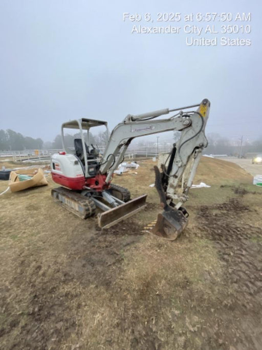 2021 Takeuchi TB235-2R Canopy, Rubber Tracks, Manual QC