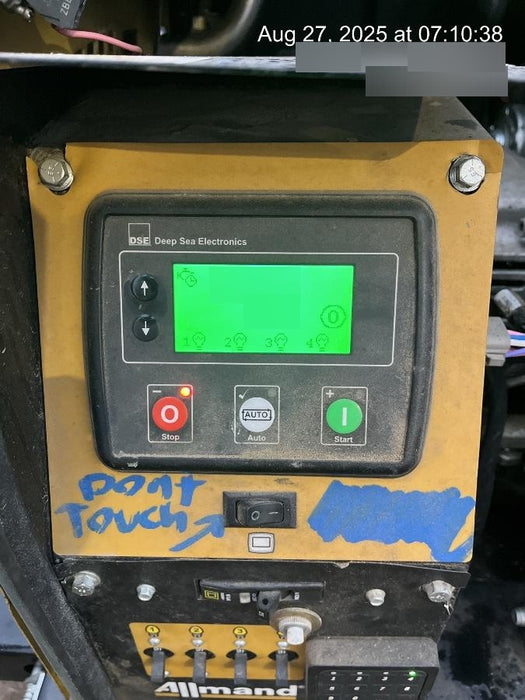 2021 Allmand NLV3GR (4) LED Light Fixture 350W, 23' Vertical Mast, 3kW Prime, Towable, Deep Sea L401, Leveling Jacks, Yanmar T4F 5.8hp