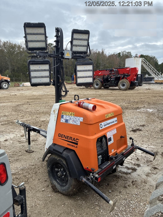 2025 Generac MLTS-4 Diesel, Mitsubishi L2E, 7.1 hp @1800 rpm, Flex Switch 120V Input, Powerzone Controller, (4) 320W LED Lights, 4kW Generator, 39.9 Gal Fuel Tank, 2" Ball, ES Decals
