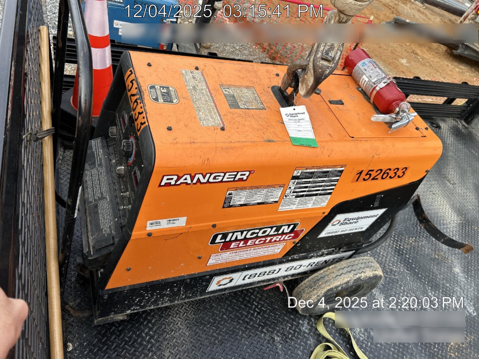 2021 Lincoln Electric Ranger 305 LPG LPG One-Pak (includes undercarriage, tank holder & tank strap) ORANGE
