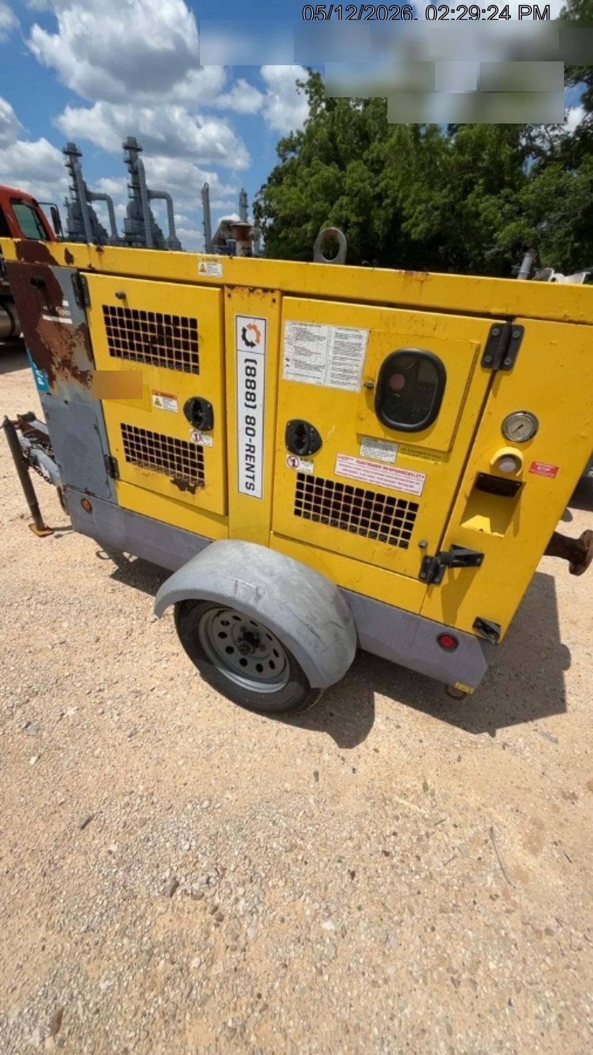 2020 ATLAS COPCO PAS 100 HF CS Enclosed