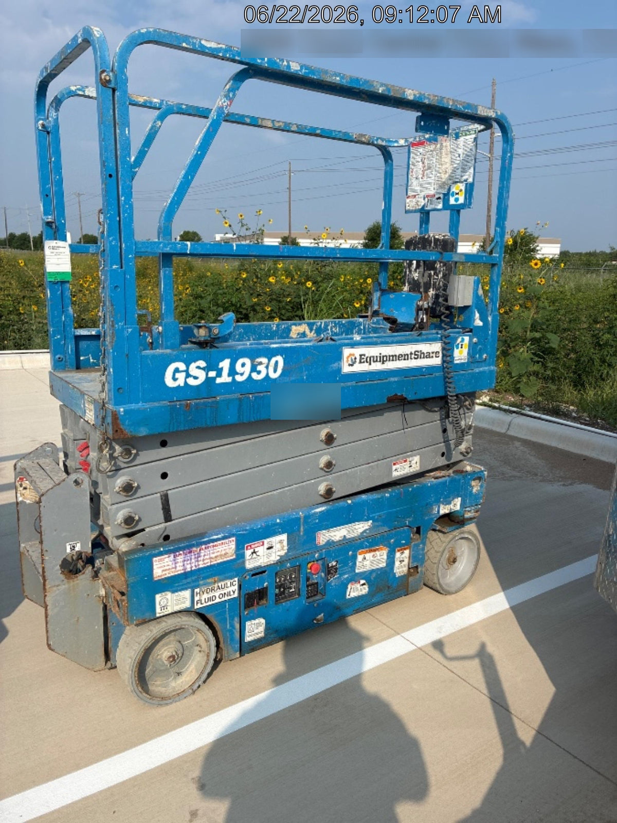 2019 Genie GS-1930 Fixed rails with chain Entry