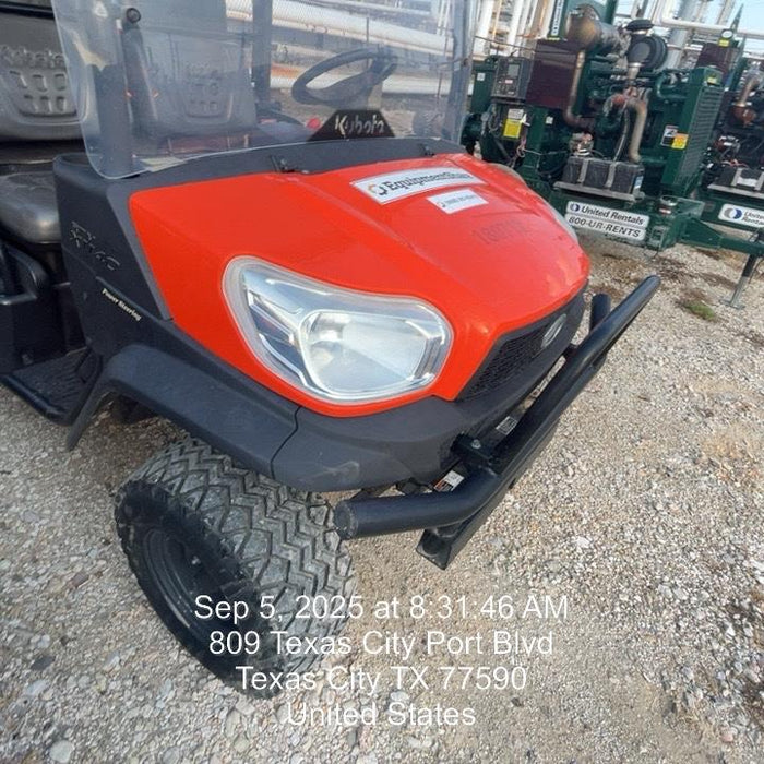 2022 Kubota RTV-X1140W-H Plastic Canopy, Windshield Acrylic Clear, LED Strobe Light, Wire Harness Kit, Back up Alarm
