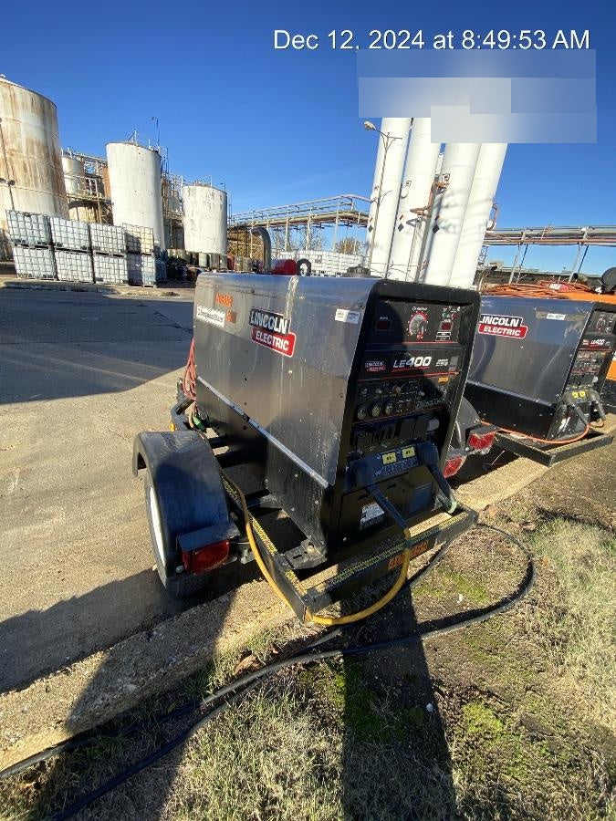 2024 Lincoln Electric LE400 Kubota V1505, Trlr, Cable Rack, Light Kit, ES Decals, T3
