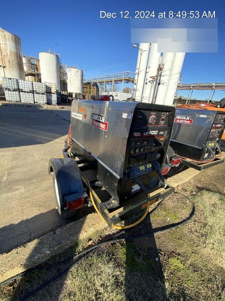 2024 Lincoln Electric LE400 Kubota V1505, Trlr, Cable Rack, Light Kit, ES Decals, T3