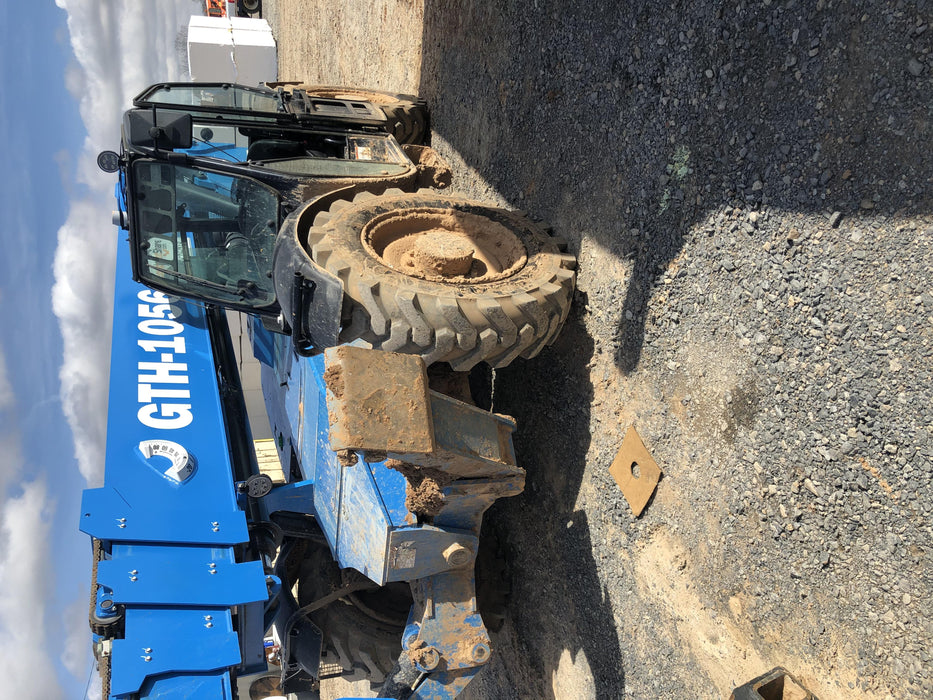 2019 Genie GTH-1056 Cab/Heat/AC, FF Tires, LED Work Lights, Beacon 60" QA Carriage, 60" Forks