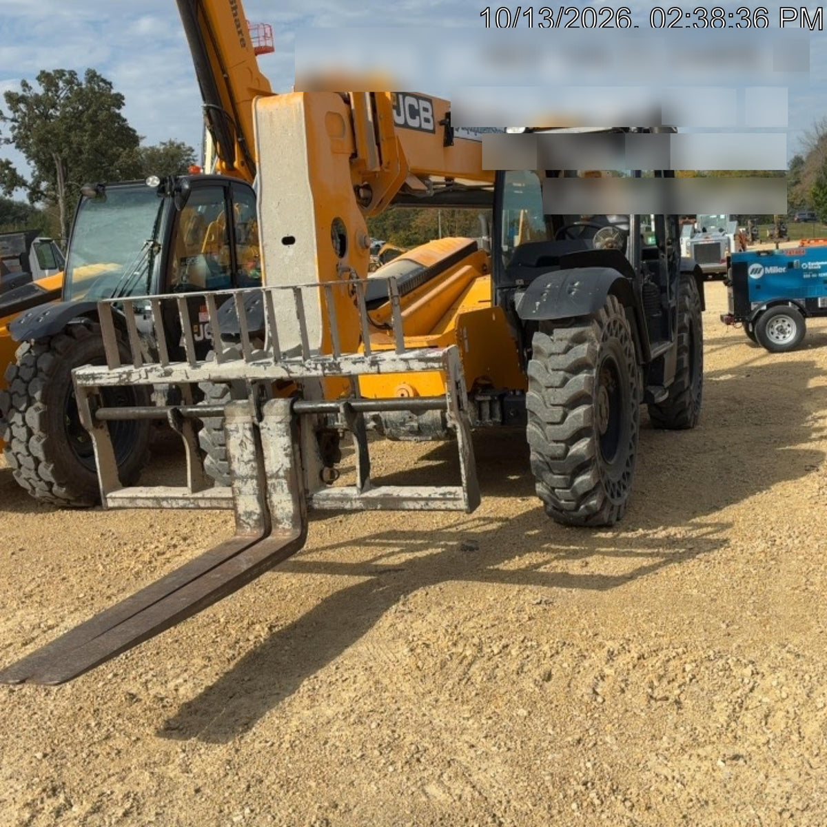 2020 JCB 509-42 Canopy, Solid Tires, Work Lights, Beacon, Aux Hydraulics, Back up Alarm, Lifting Eye, ES Decals