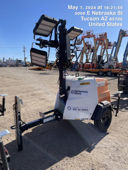 2024 Generac MLT2 Diesel, Flex Switch 120V Input, Powerzone Controller, 
(4) 320W LED Lights, 4kW Generator, 39.9 Gal Fuel Tank, 2" Ball, T3