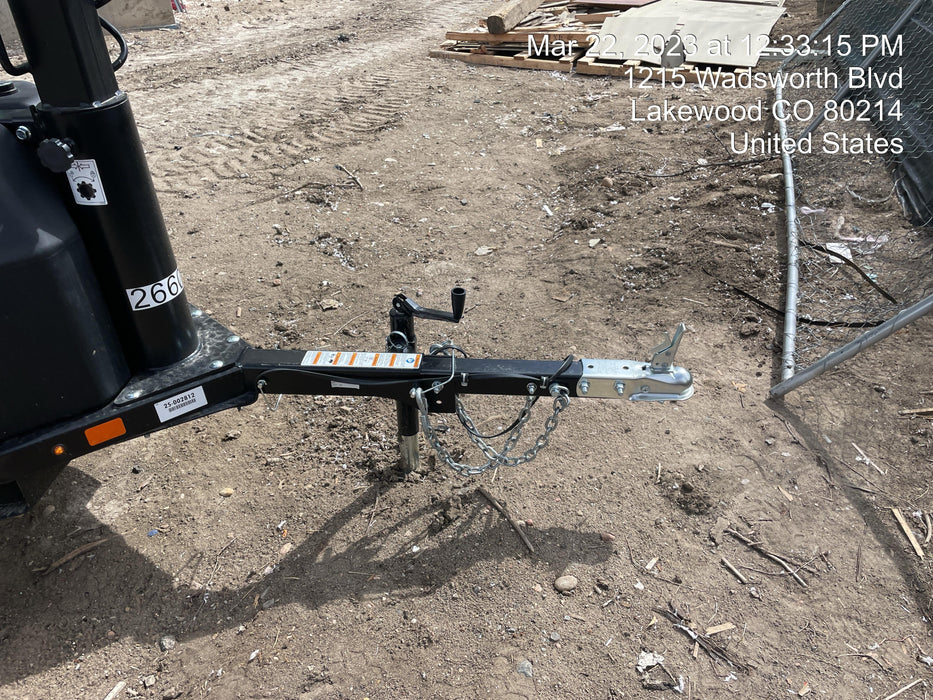 2022 Allmand NLV3GR (4) LED Light Fixture 350W, 23' Vertical Mast, 3kW Prime, Towable, ES Decals, T3