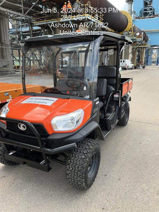 2024 Kubota RTV-X1140W-H 4WD, LED Strobe, Windshield Acrylic Clear, Plastic Canopy, Wire Harness Kit, Backup Alarm