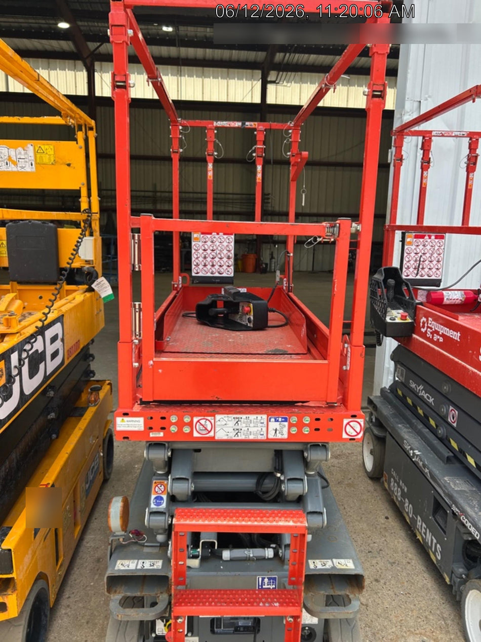 2024 Skyjack SJ3219 Electric Drive, Sld NM Tires, DBcns, RFRails, Power to Platform, T3 + Access Control