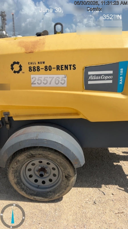 2022 ATLAS COPCO XAS188 CWK