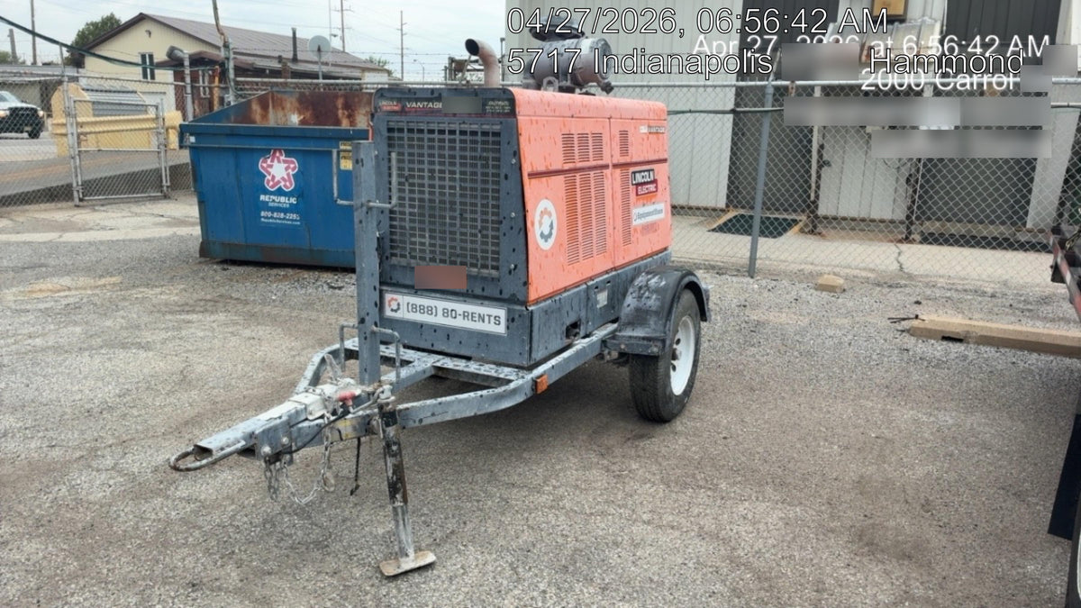 2021 Lincoln Electric Vantage 549X Ready Pak 3, ORANGE (includes trailer, cable rack, fender light kit)