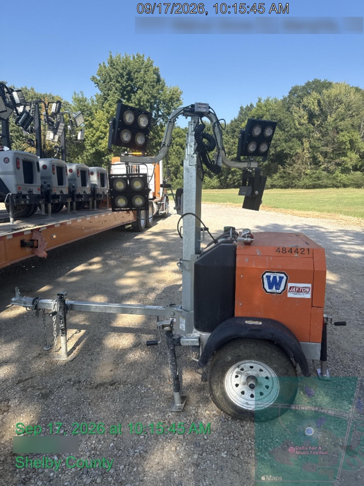 2024 Wanco WLTT-4MM4K Diesel, Mitsubishi L2E, 9.0HP @1800 rpm, Deep Sea Controller, Shore Power Plug, Auto Start, (4) 350W LED Floodlights, 4kW Generator, 60 Gal Fuel Tank, 2" Ball, T3