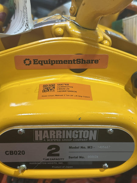 2025 HARRINGTON CB020-20
