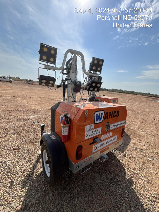 2024 Wanco WLTT-4MM4K Diesel, Deep Sea Controller, Shore Power Plug, Auto Start, (4) 350W LED Floodlights, 4kW Generator, 60 Gal Fuel Tank, 2" Ball, T3