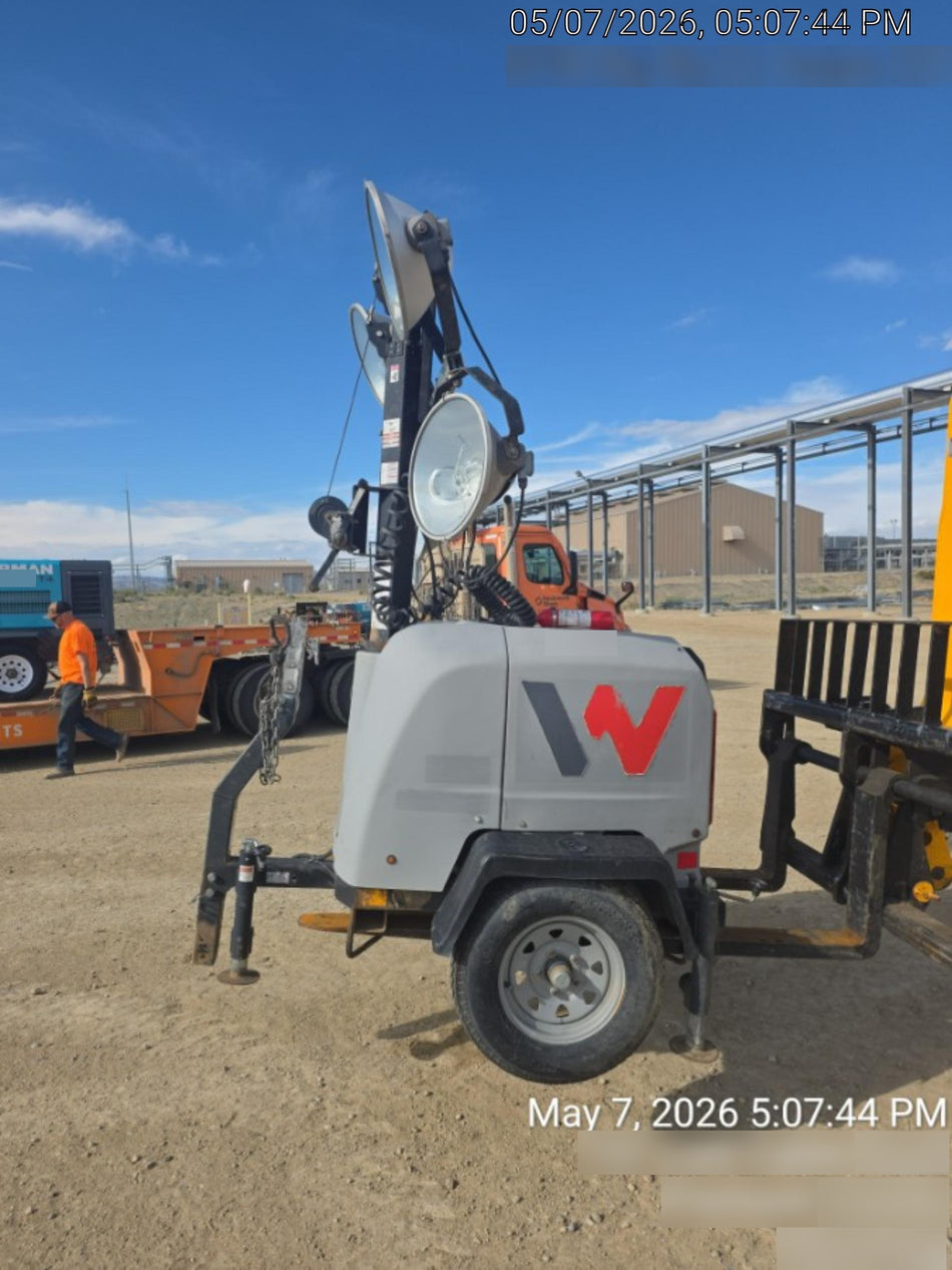 2018 Wacker Neuson LTV6L-MH Wacker Neuson LTV6L Mobile Light Tower w/Fuel Level Sensor Installed