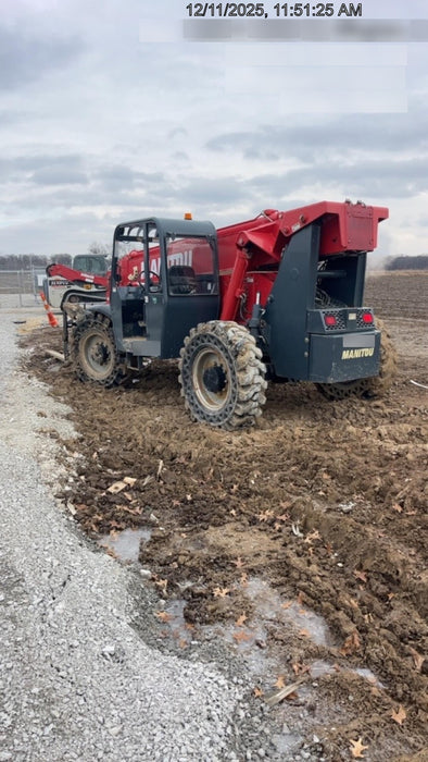 2019 Manitou MTA10055 Manitou MTA10055 - 120 HP T4, Canopy, Worklights/Strobe, Beacon, 66" Carriage, 60" Forks, Solid Tires, Lift Hook, Aux Hydraulics