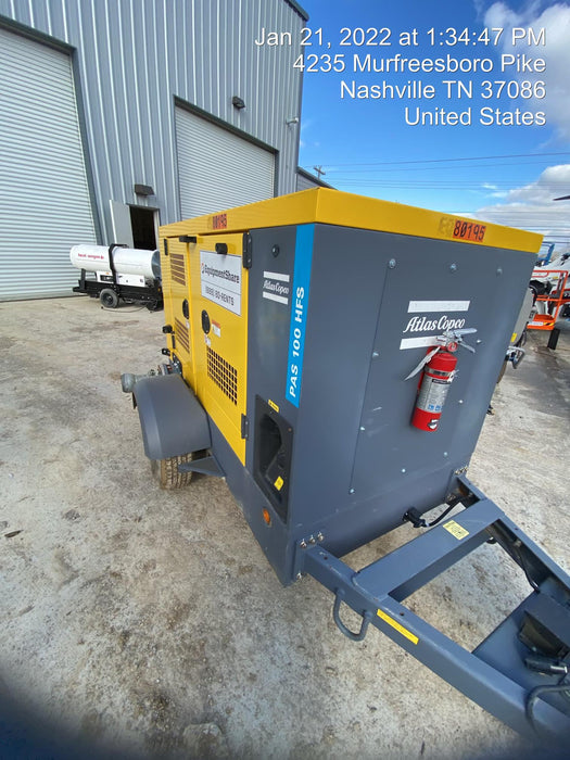 2020 ATLAS COPCO PAS 100 HF CS Enclosed
