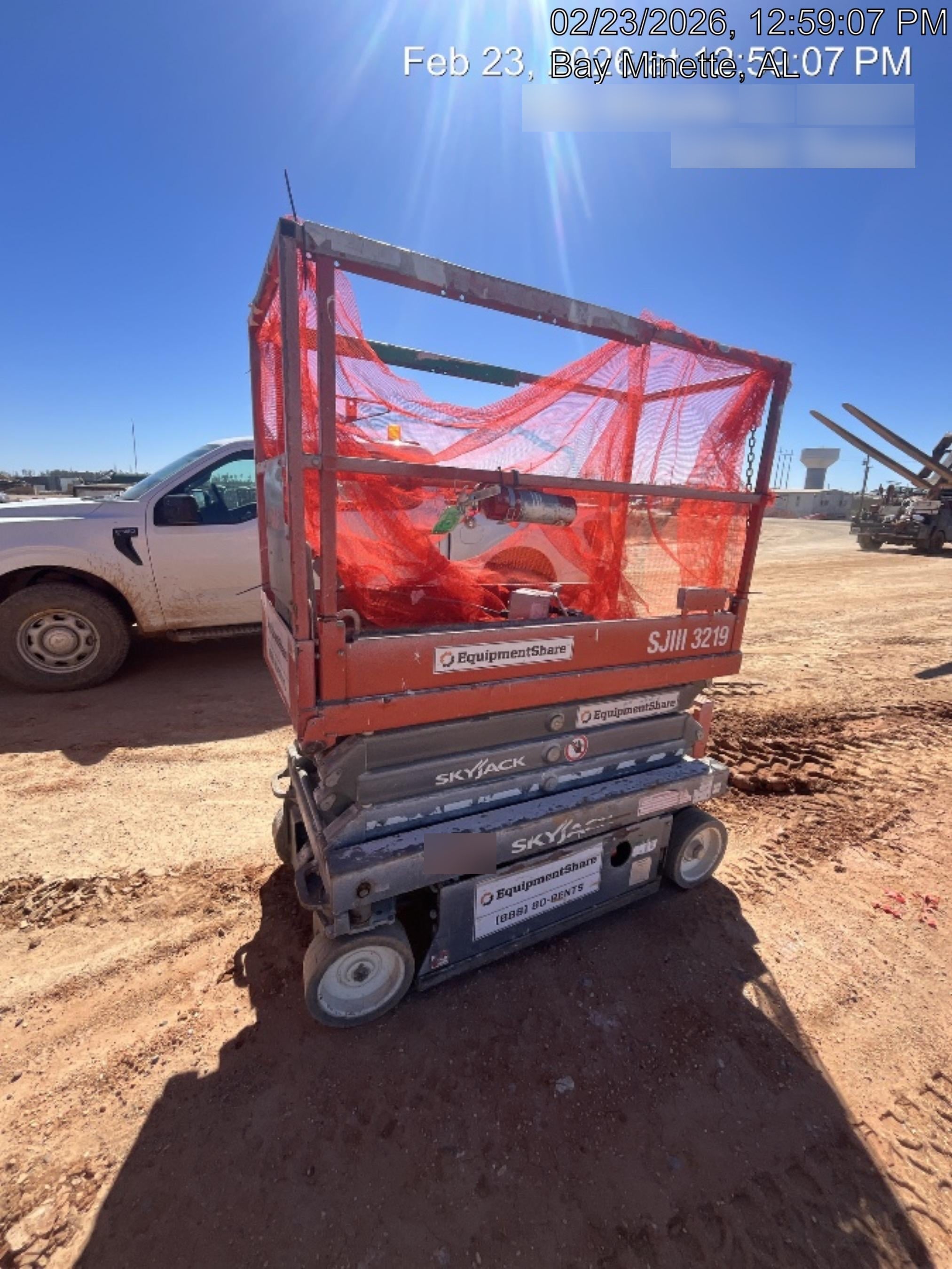 2019 Skyjack SJIII-3219 Standard Options