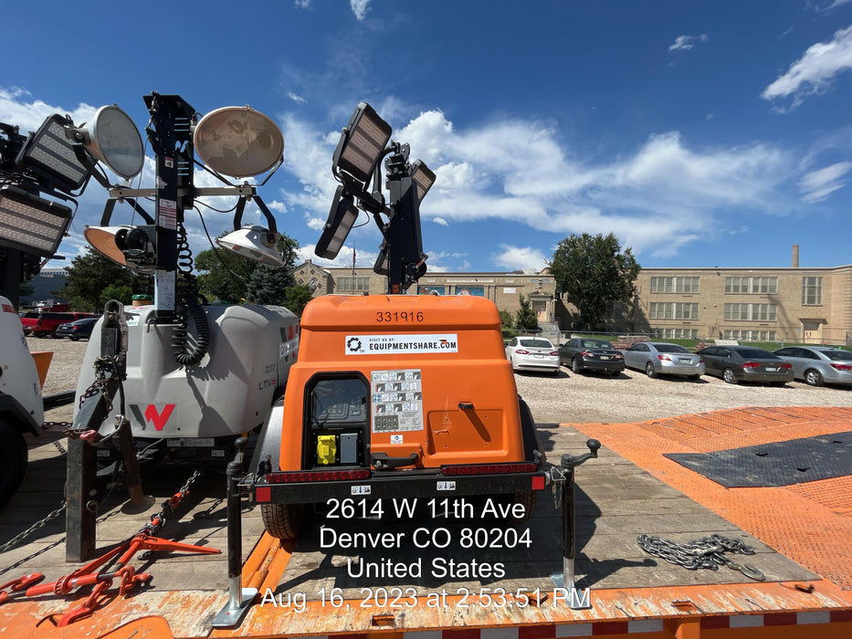 2023 Generac MLT2 Diesel, Flex Switch 120V Input, Powerzone Controller, (4) 320W LED Lights, 4kW Generator, 39.9 Gal Fuel Tank, 2" Ball, T3