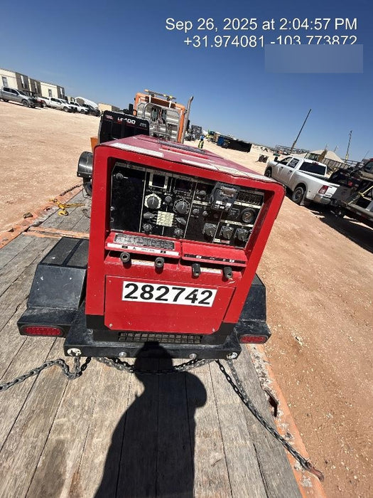 2022 Shindaiwa DGW400MDL Kubota D902 Engine, 23 HP, Dual Op Welder, Wire, Arc, Droop Stick, Tig, and CC Stick Functionality, Simulphase, 3 Phase and 1 Phase Gen Output, Single Axle NB Trlr, Slr Trckl Chrg 12V 12W, Fire Ext