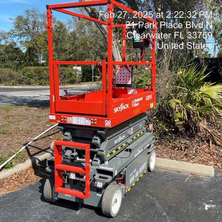 2024 Skyjack SJ3219 Electric Drive, Sld NM Tires, DBcns, RFRails, Power to Platform, T3 + Access Control